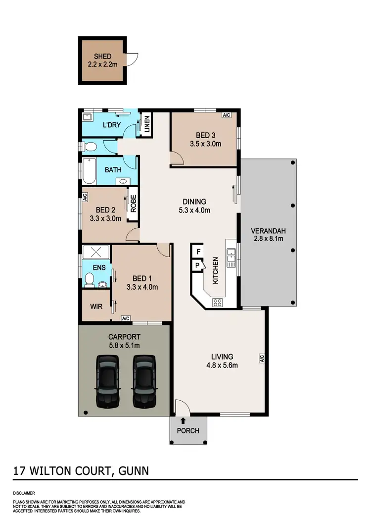 Floorplan of Homely house listing, 17 Wilton Court, Gunn NT 832