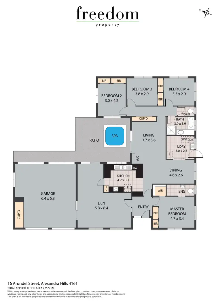 Floorplan of Homely house listing, 16 Arundel Street, Alexandra Hills QLD 4161