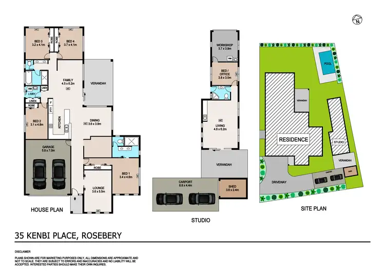Floorplan of Homely house listing, 35 Kenbi Place, Rosebery NT 832