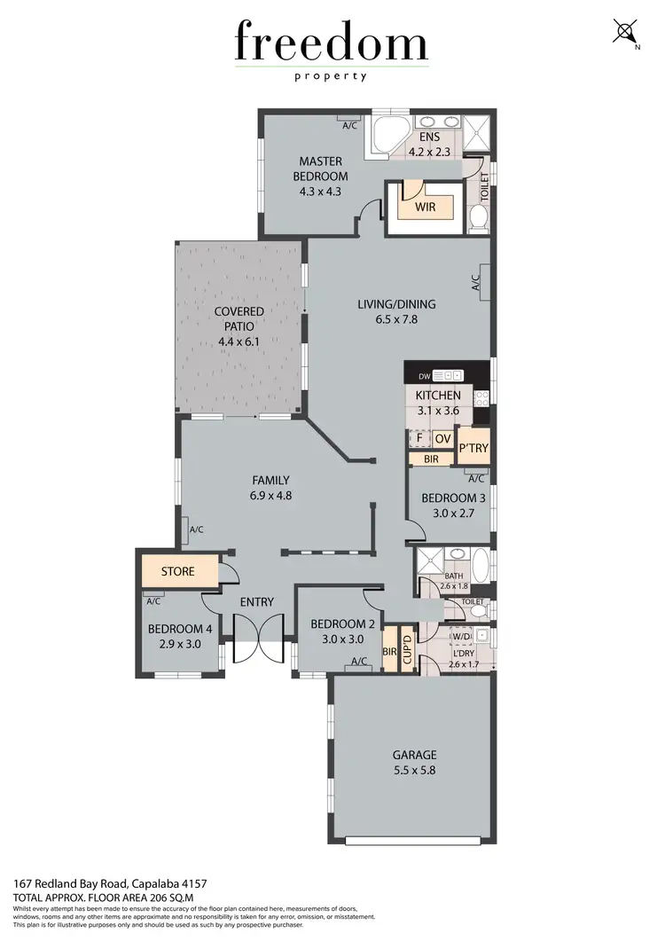 Floorplan of Homely house listing, 167 Redland Bay Road, Capalaba QLD 4157