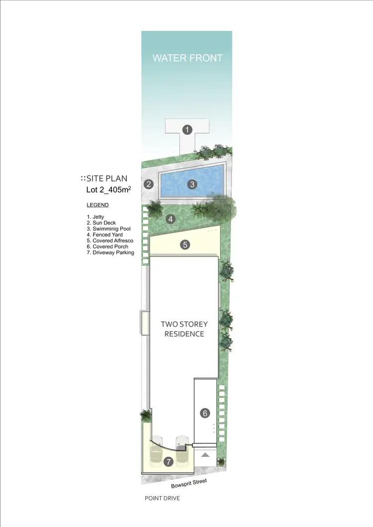 Floorplan of Homely house listing, Lot 2 / 6 Bowsprit Parade, Raby Bay QLD 4163