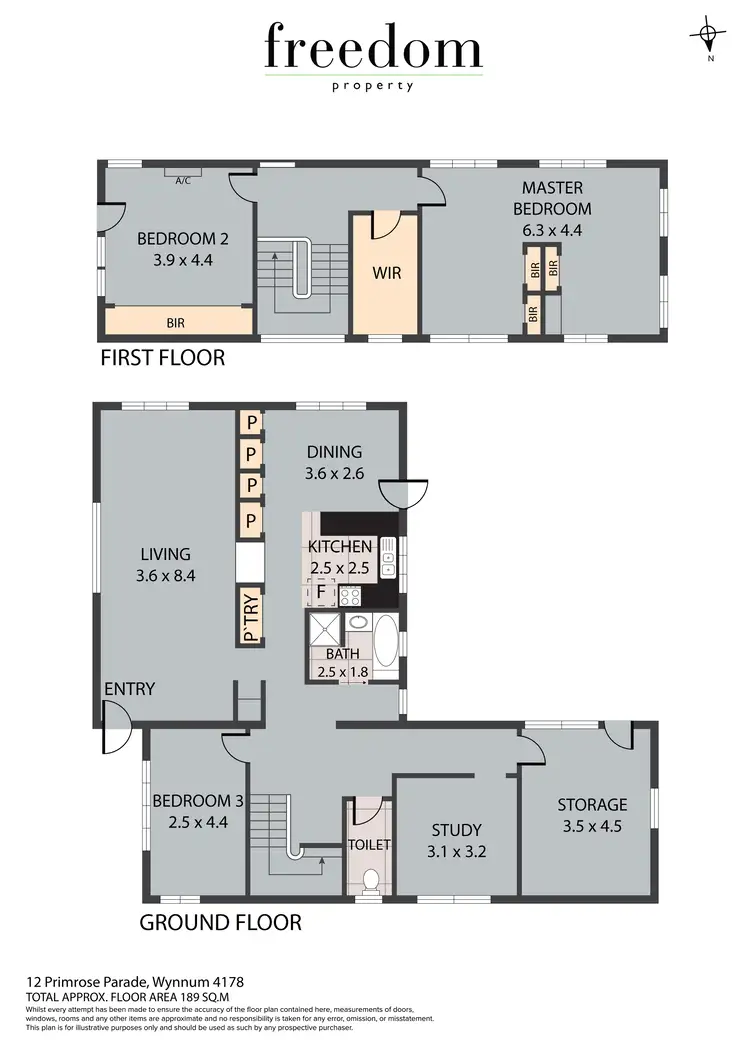 Floorplan of Homely house listing, 12 Primrose Parade, Wynnum QLD 4178