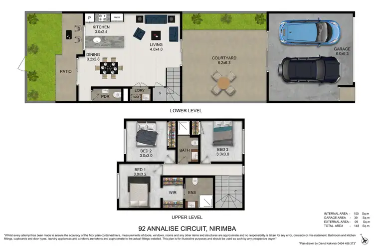 Floorplan of Homely house listing, 92 Annalise Circuit, Nirimba QLD 4551