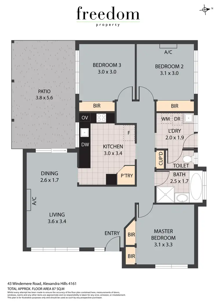 Floorplan of Homely house listing, 43 Windemere Road, Alexandra Hills QLD 4161