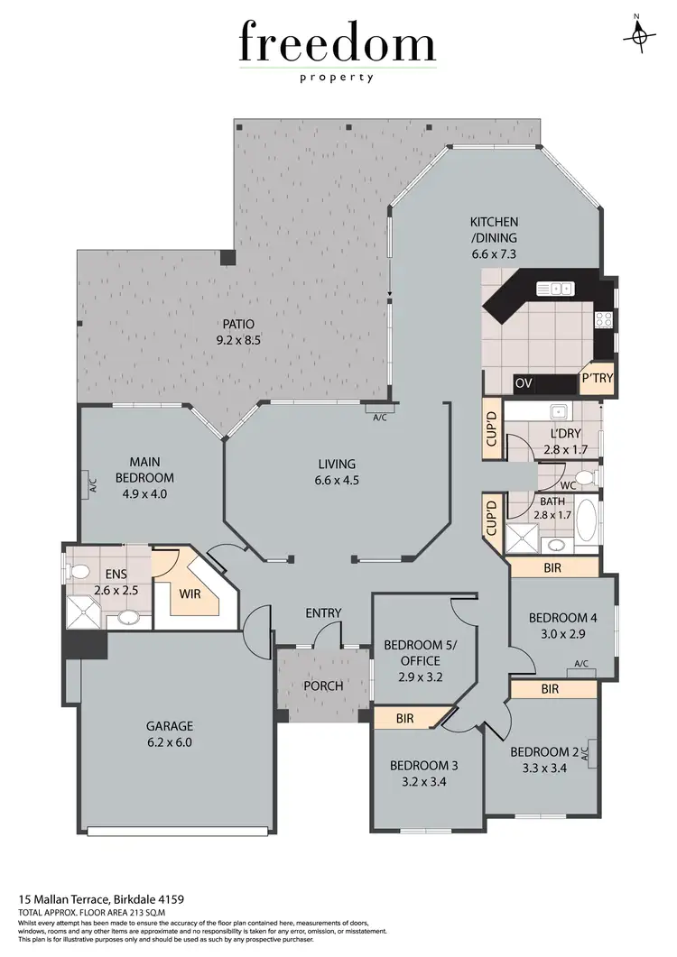 Floorplan of Homely house listing, 15 Mallan Terrace, Birkdale QLD 4159