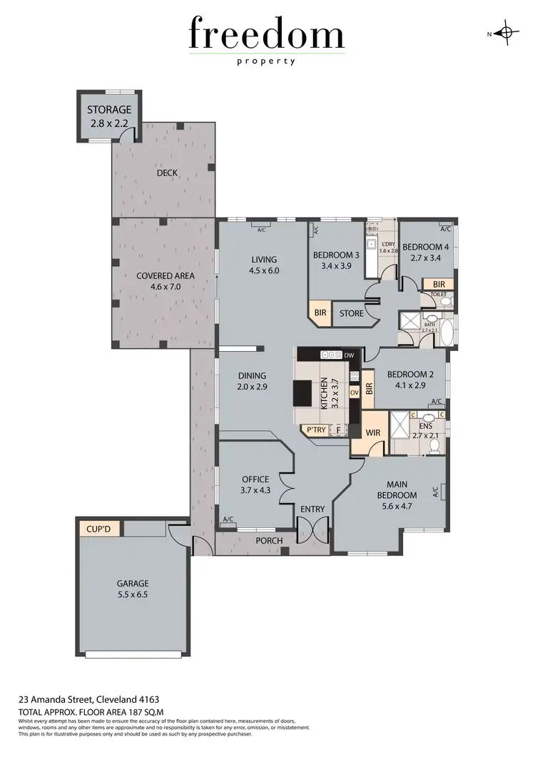 Floorplan of Homely house listing, 23 Amanda Street, Cleveland QLD 4163