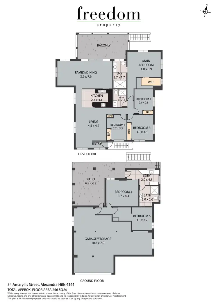 Floorplan of Homely house listing, 34 Amaryllis Street, Alexandra Hills QLD 4161