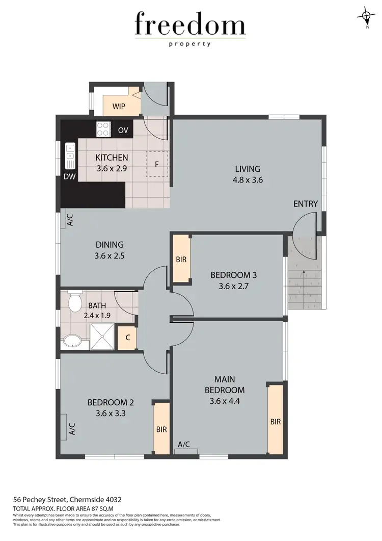 Floorplan of Homely house listing, 56 Pechey Street, Chermside QLD 4032