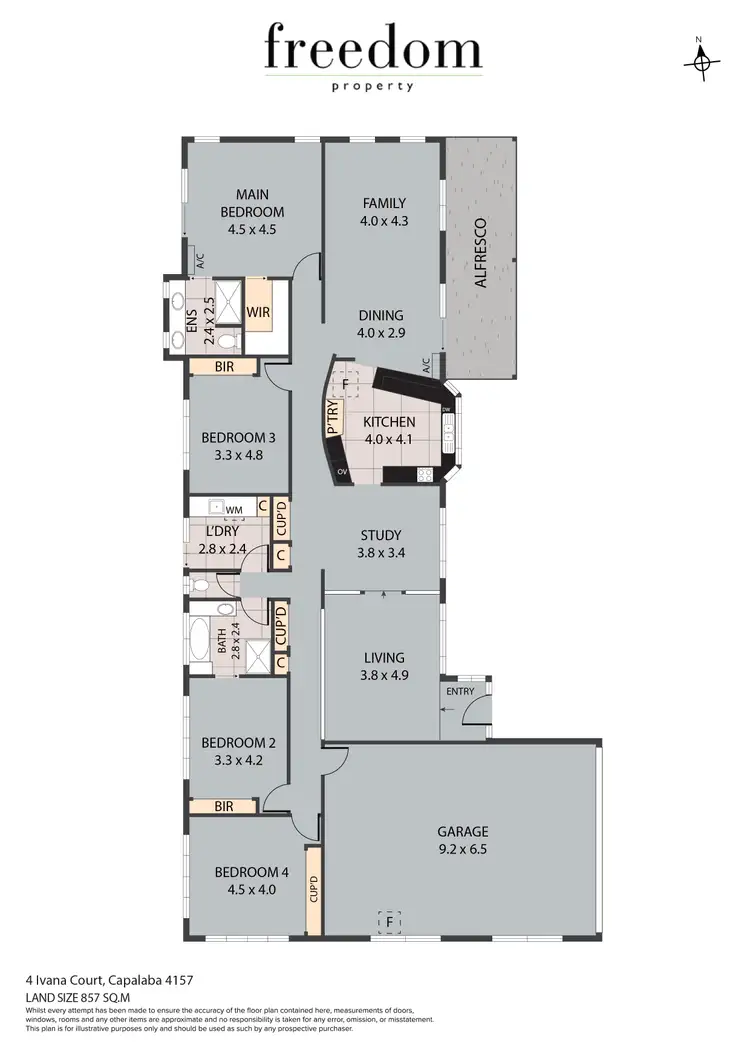 Floorplan of Homely house listing, 4 Ivana Court, Capalaba QLD 4157