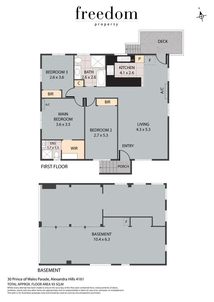 Floorplan of Homely house listing, 30 Prince of Wales Parade, Alexandra Hills QLD 4161