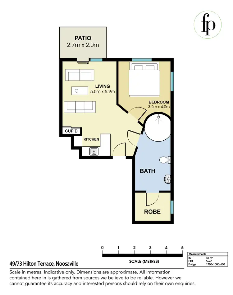 Floorplan of Homely villa listing, Unit 49/73 Hilton Terrace, Noosaville QLD 4566