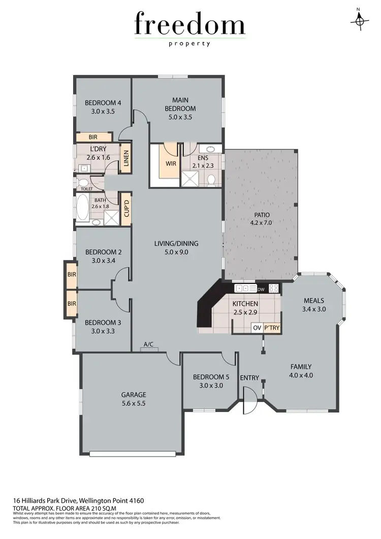 Floorplan of Homely house listing, 16 Hilliards Park Drive, Wellington Point QLD 4160