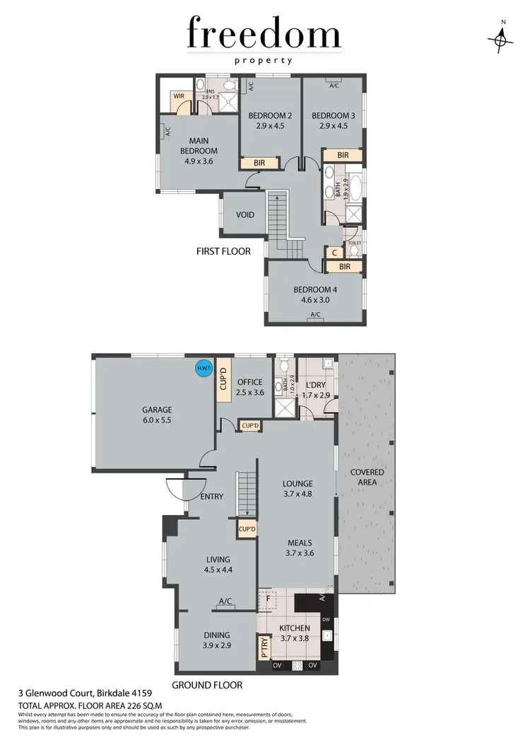 Floorplan of Homely house listing, 3 Glenwood Court, Birkdale QLD 4159