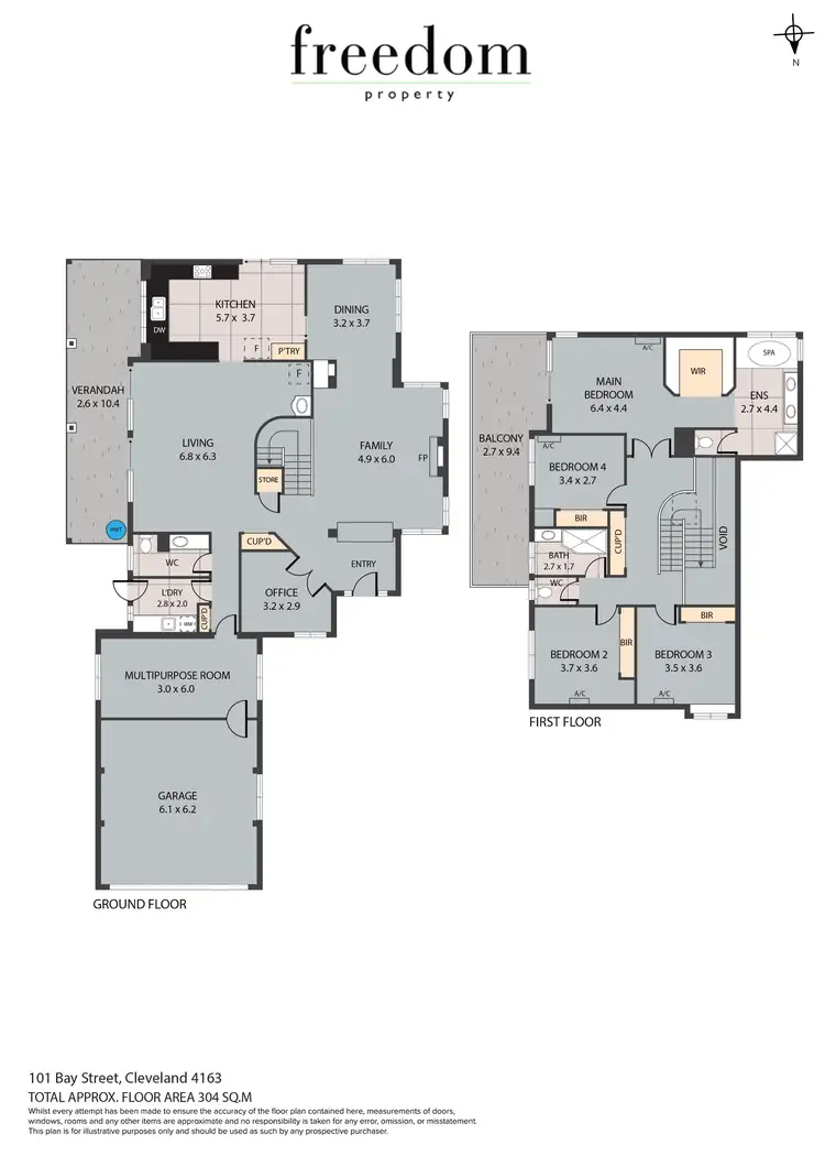 Floorplan of Homely house listing, 101 Bay Street, Cleveland QLD 4163