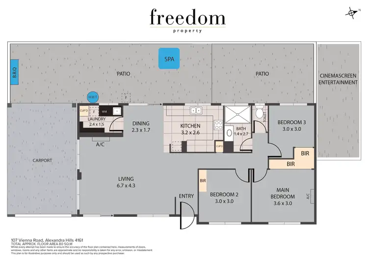 Floorplan of Homely house listing, 107 Vienna Road, Alexandra Hills QLD 4161