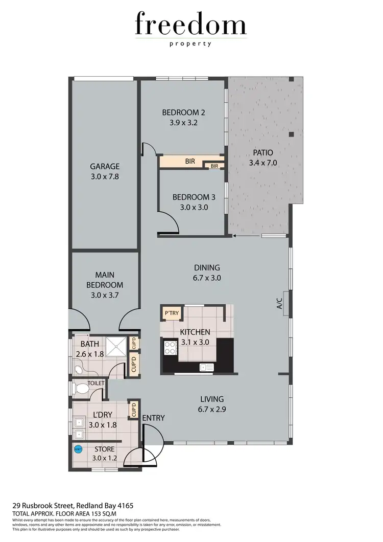 Floorplan of Homely house listing, 29 Rusbrook Street, Redland Bay QLD 4165