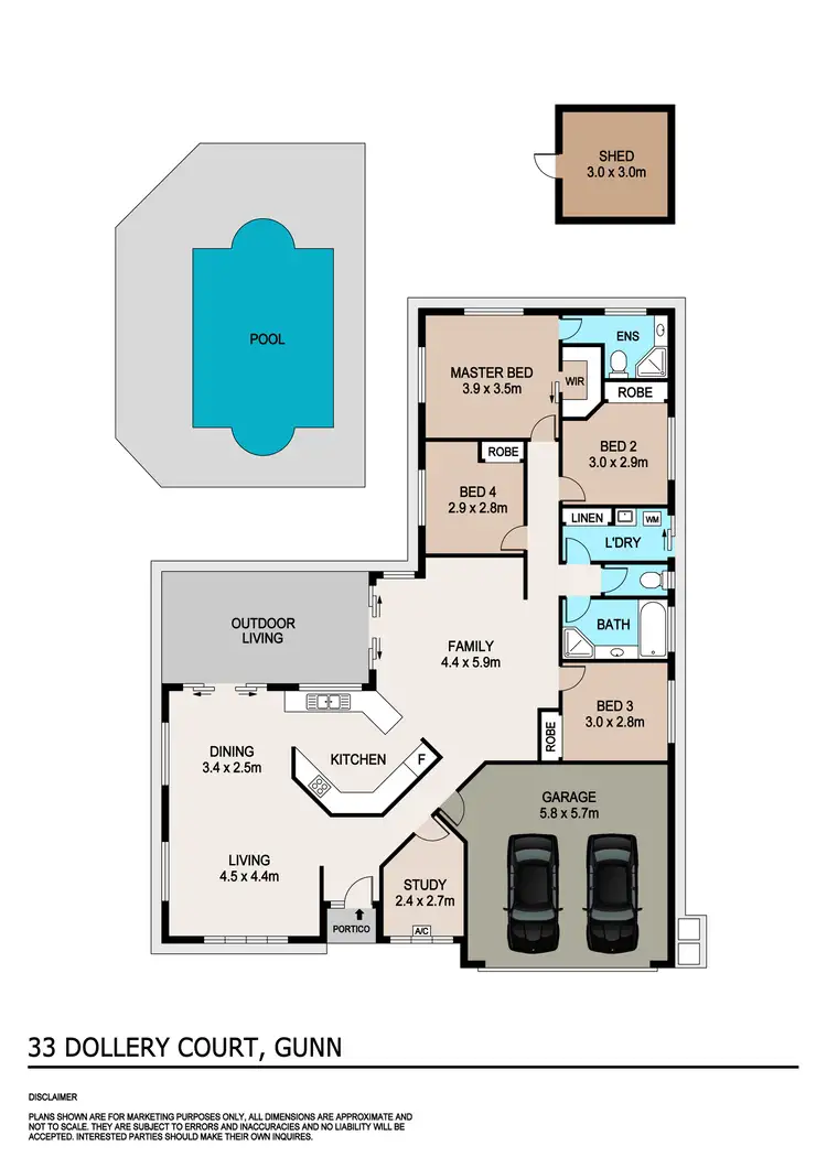 Floorplan of Homely house listing, 33 Dollery Court, Gunn NT 832
