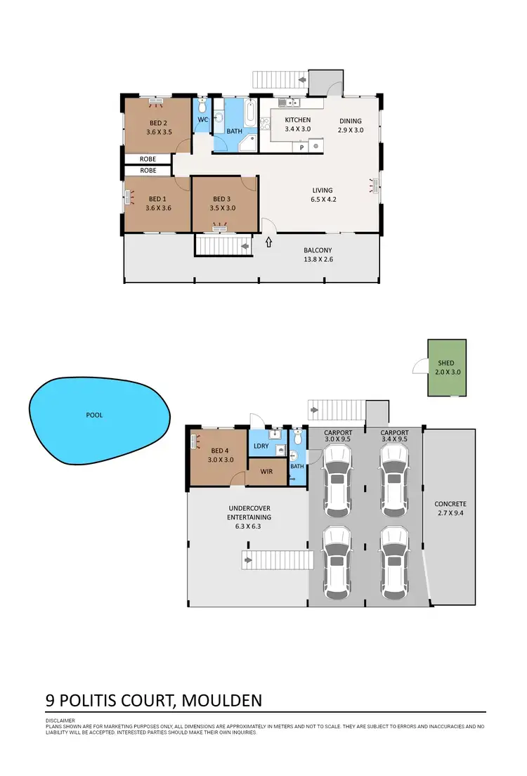 Floorplan of Homely house listing, 9 Politis Court, Moulden NT 830
