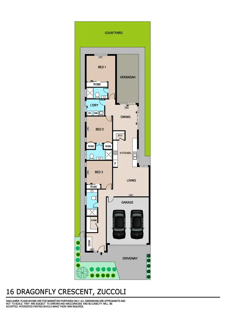 Floorplan of Homely house listing, 16 Dragonfly Crescent, Zuccoli NT 832