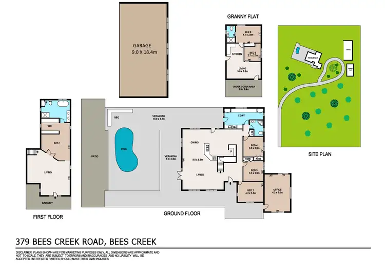 Floorplan of Homely rural property listing, 379 Bees Creek Road, Bees Creek NT 822