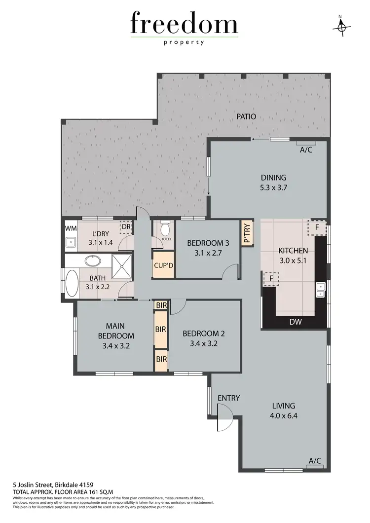 Floorplan of Homely house listing, 5 Joslin Street, Birkdale QLD 4159