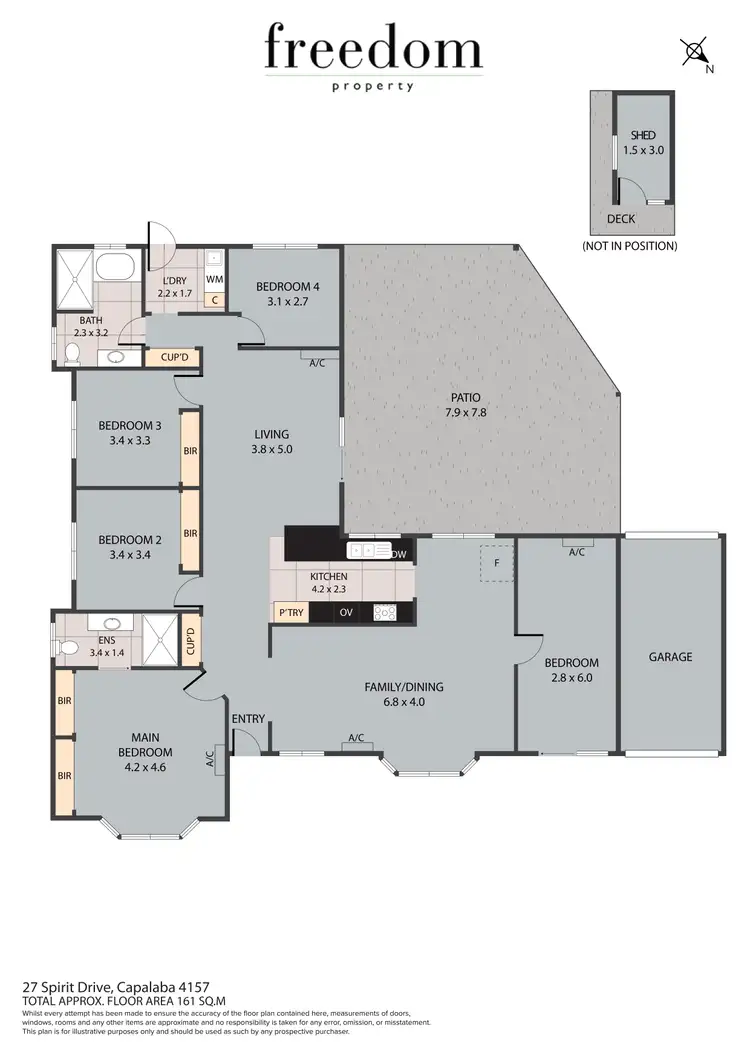 Floorplan of Homely house listing, 27 Spirit Drive, Capalaba QLD 4157