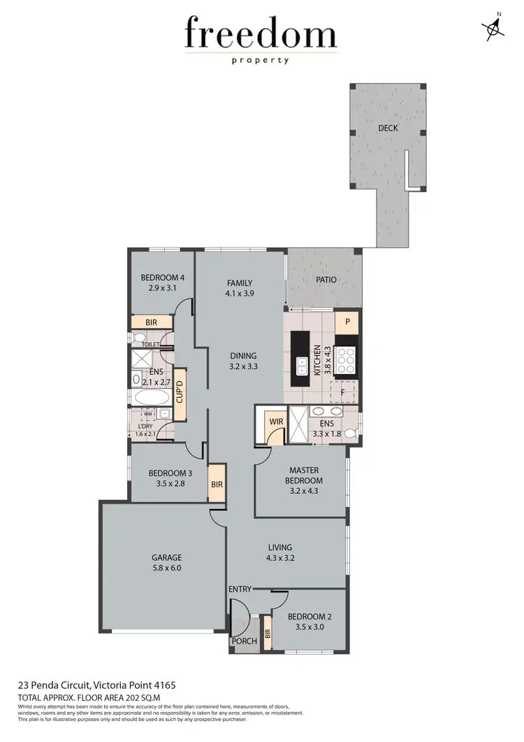 Floorplan of Homely house listing, 23 Penda Circuit, Victoria Point QLD 4165