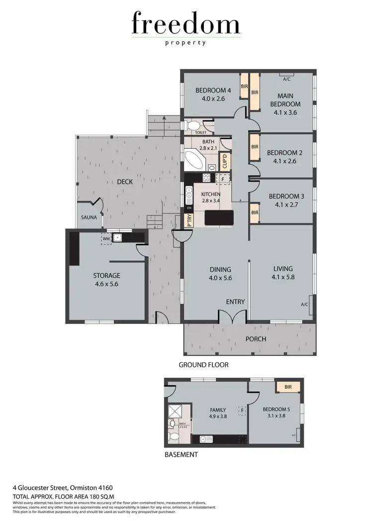 Floorplan of Homely house listing, 4 Gloucester Street, Ormiston QLD 4160