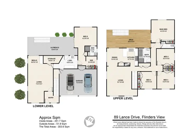 Floorplan of Homely house listing, 89 Lance Drive, Flinders View QLD 4305