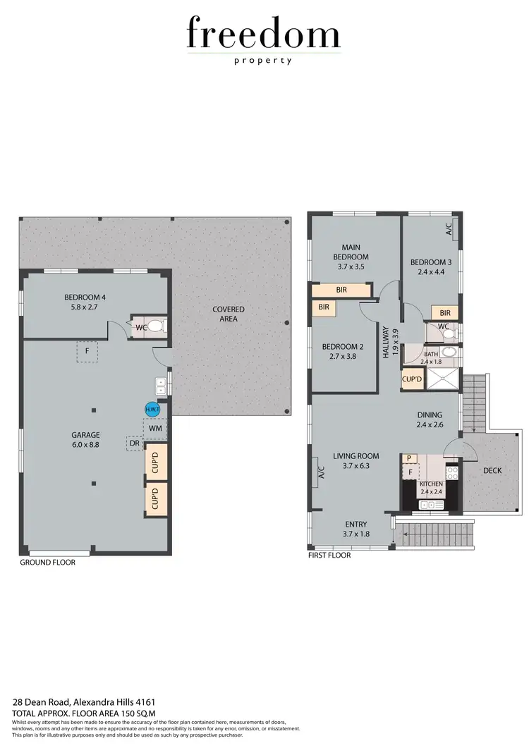 Floorplan of Homely house listing, 28 Dean Road, Alexandra Hills QLD 4161