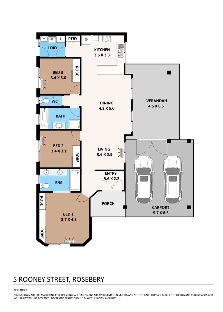 Floorplan of Homely house listing, 5 Rooney Street, Rosebery NT 832