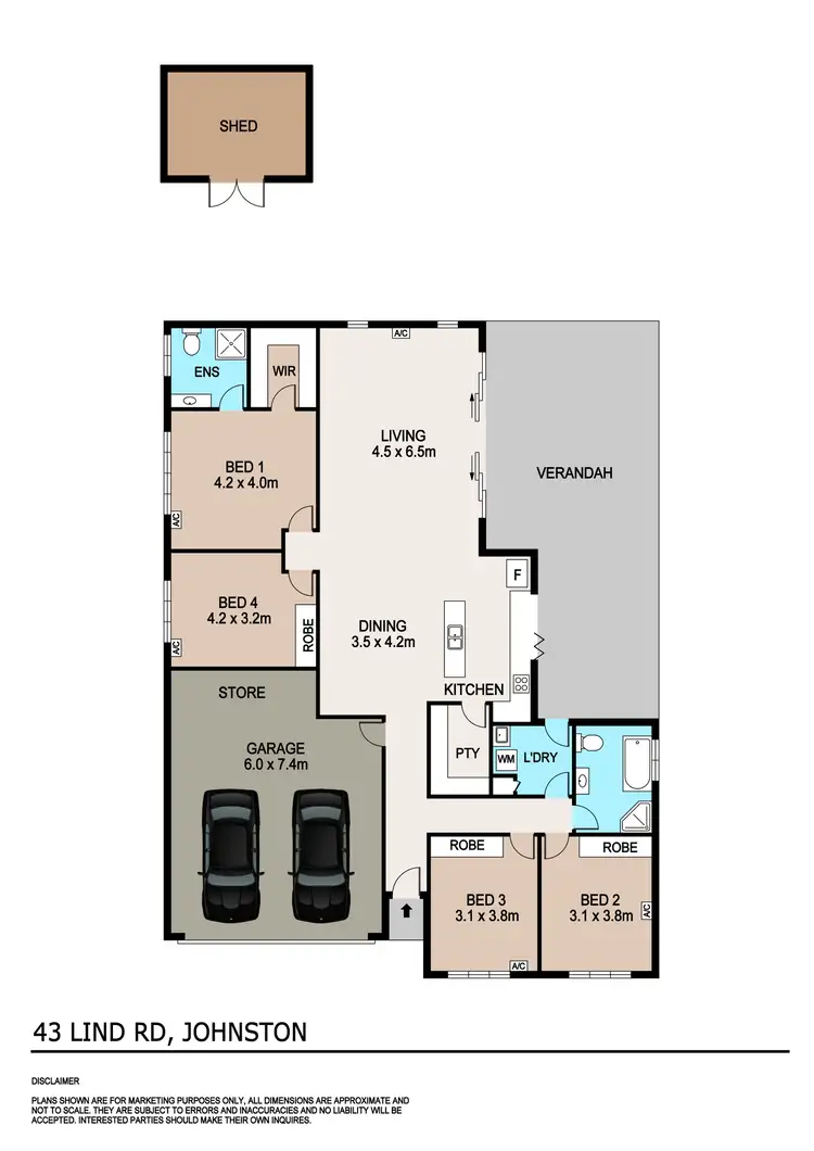 Floorplan of Homely house listing, 43 Lind Road, Johnston NT 832