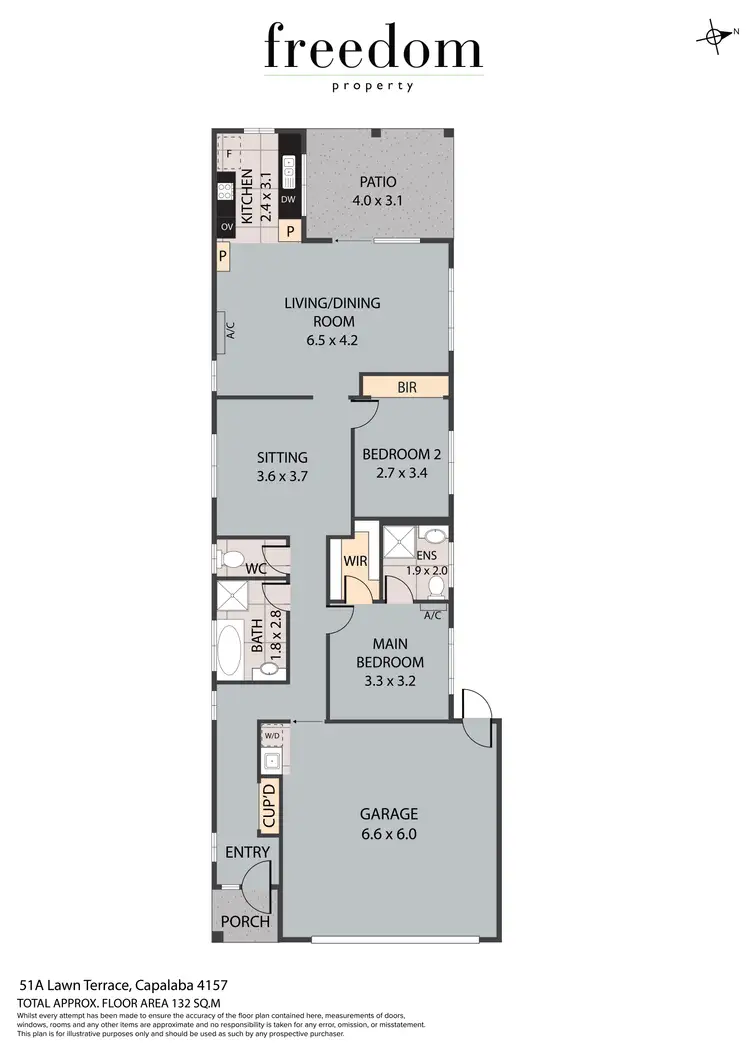Floorplan of Homely house listing, 51A Lawn Terrace, Capalaba QLD 4157