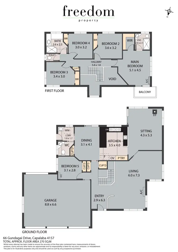 Floorplan of Homely house listing, 66 Gundagai Drive, Capalaba QLD 4157