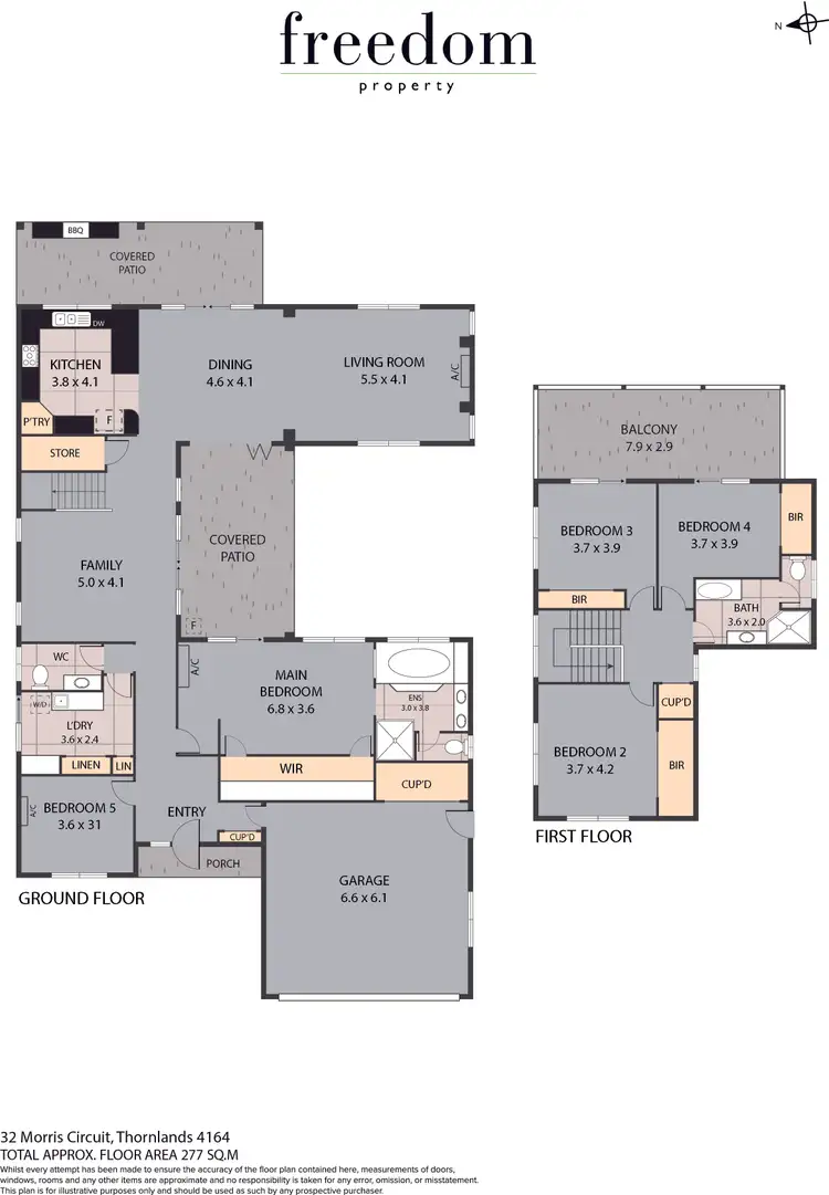 Floorplan of Homely house listing, 32 Morris Circuit, Thornlands QLD 4164