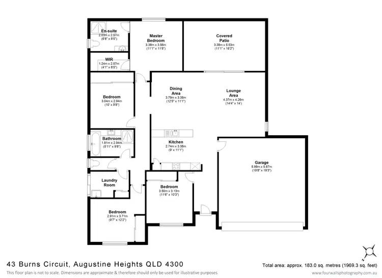 Floorplan of Homely house listing, 43 Burns Circuit, Augustine Heights QLD 4300