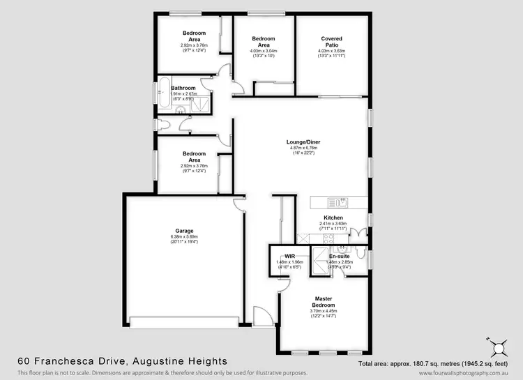 Floorplan of Homely house listing, 60 Francisca Drive, Augustine Heights QLD 4300