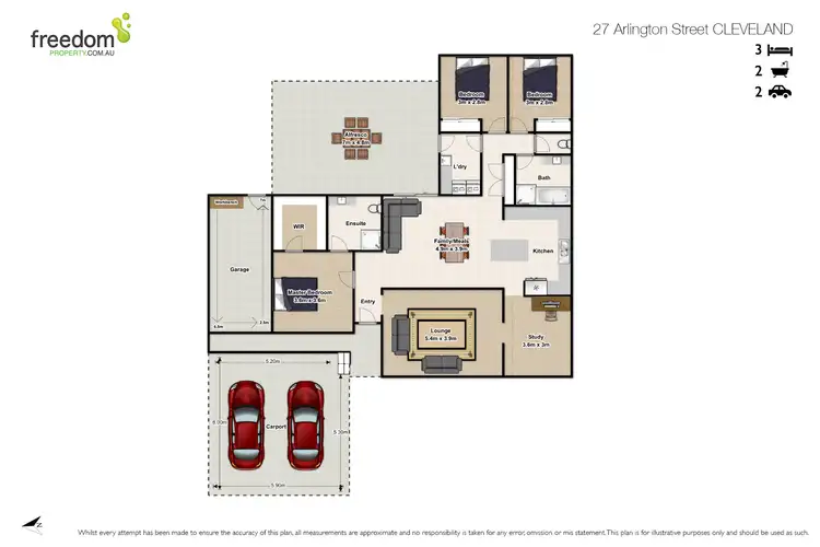 Floorplan of Homely house listing, 27 Arlington Street, Cleveland QLD 4163