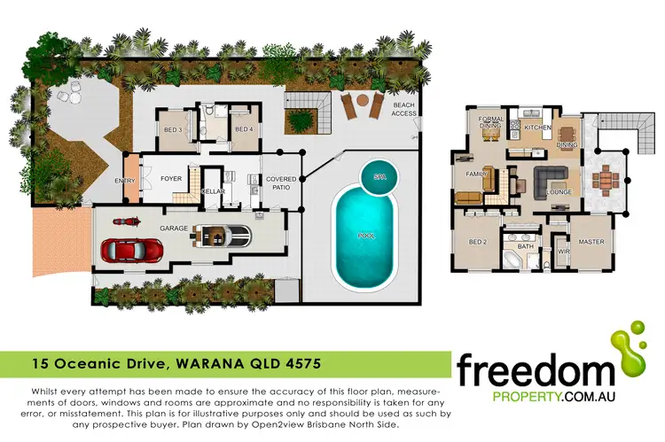 Floorplan of Homely house listing, 15 Oceanic Drive, Warana QLD 4575