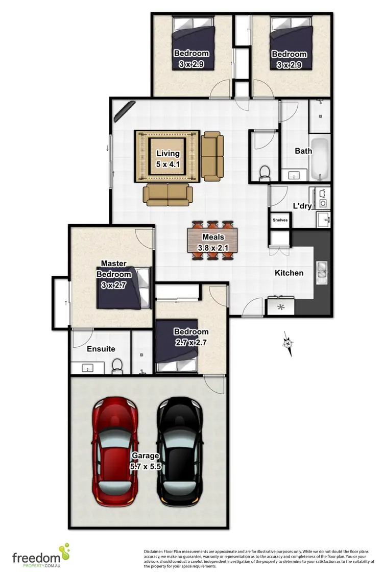 Floorplan of Homely house listing, 2/279 River Hills Road, Eagleby QLD 4207