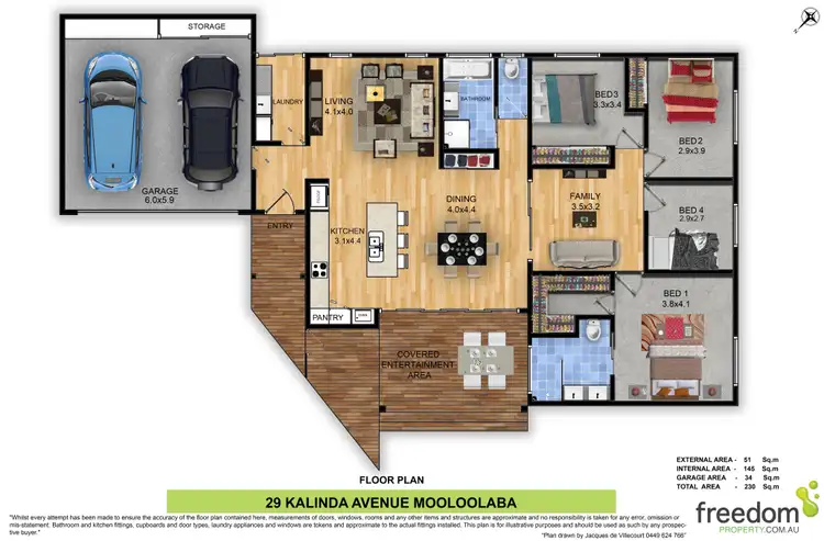Floorplan of Homely house listing, 29 Kalinda Avenue, Mooloolaba QLD 4557