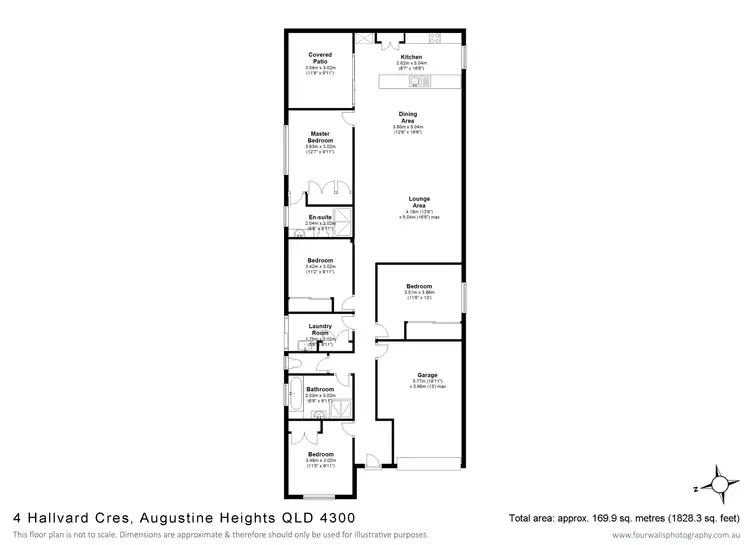 Floorplan of Homely house listing, 4 Hallvard Crescent, Augustine Heights QLD 4300