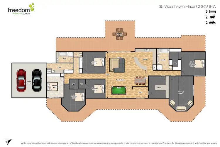 Floorplan of Homely house listing, 35 Woodhaven Place, Cornubia QLD 4130