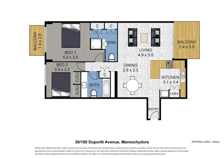 Floorplan of Homely unit listing, 30/150 Duporth Avenue, Maroochydore QLD 4558