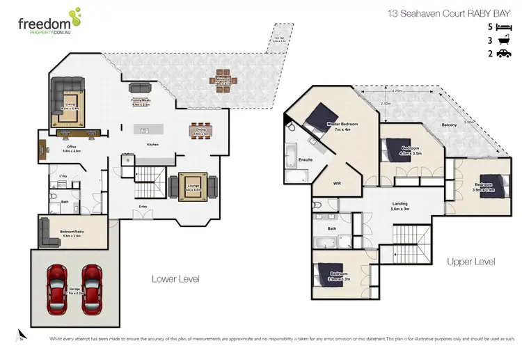 Floorplan of Homely house listing, 13 Seahaven Court, Raby Bay QLD 4163