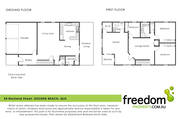 Floorplan of Homely house listing, 54 Blaxland Street, Golden Beach QLD 4551