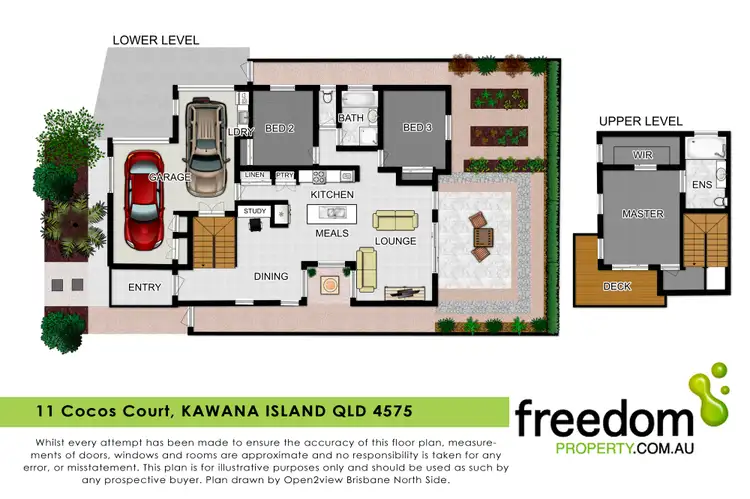 Floorplan of Homely house listing, 11 Cocos Court, Kawana Island QLD 4575