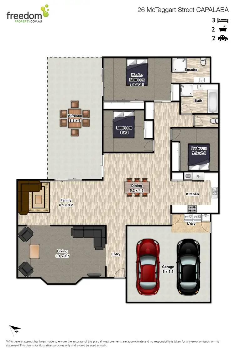 Floorplan of Homely house listing, 26 Mctaggart Street, Capalaba QLD 4157