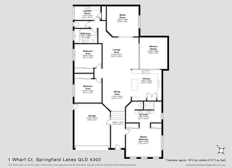 Floorplan of Homely house listing, 1 Wharf Court, Springfield Lakes QLD 4300