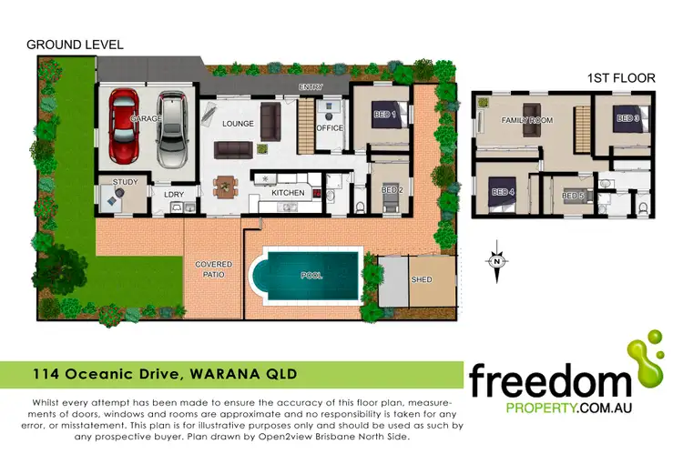 Floorplan of Homely house listing, 114 Oceanic Drive, Warana QLD 4575